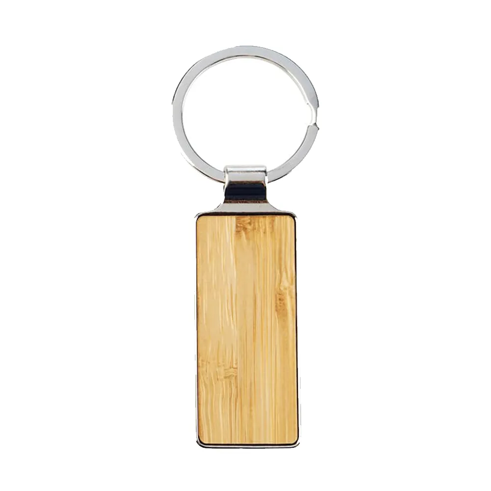LLAVERO RECTANGULAR BAMBOO