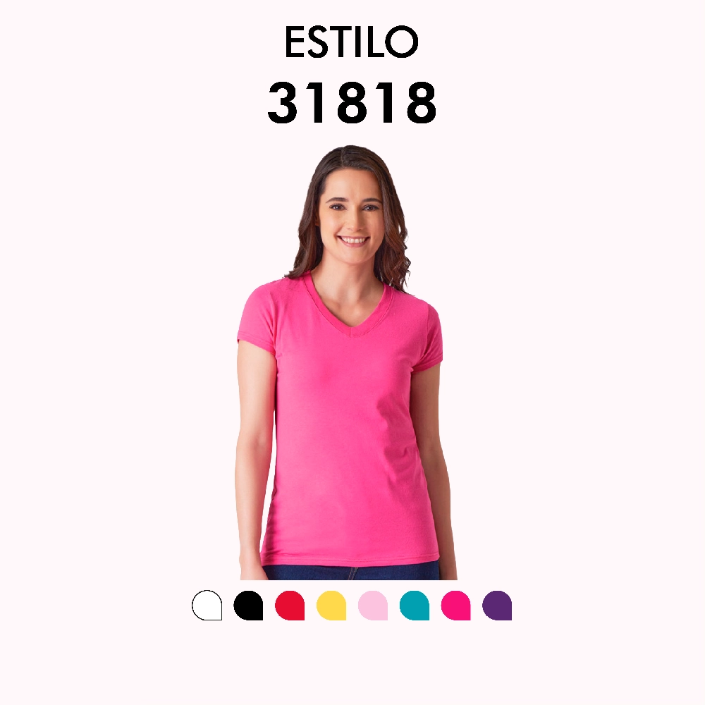 Playera Cuello V