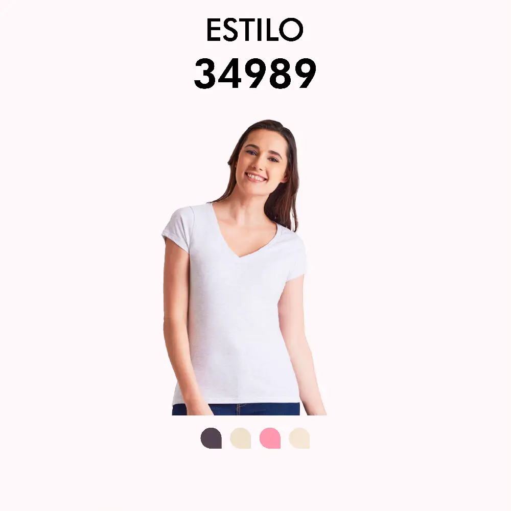 Playera Cuello V