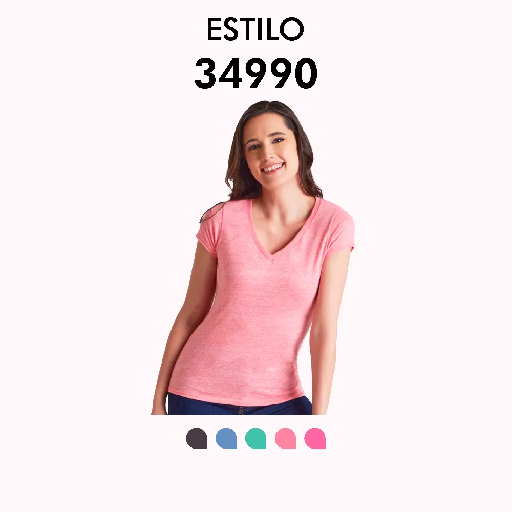 Playera Cuello V